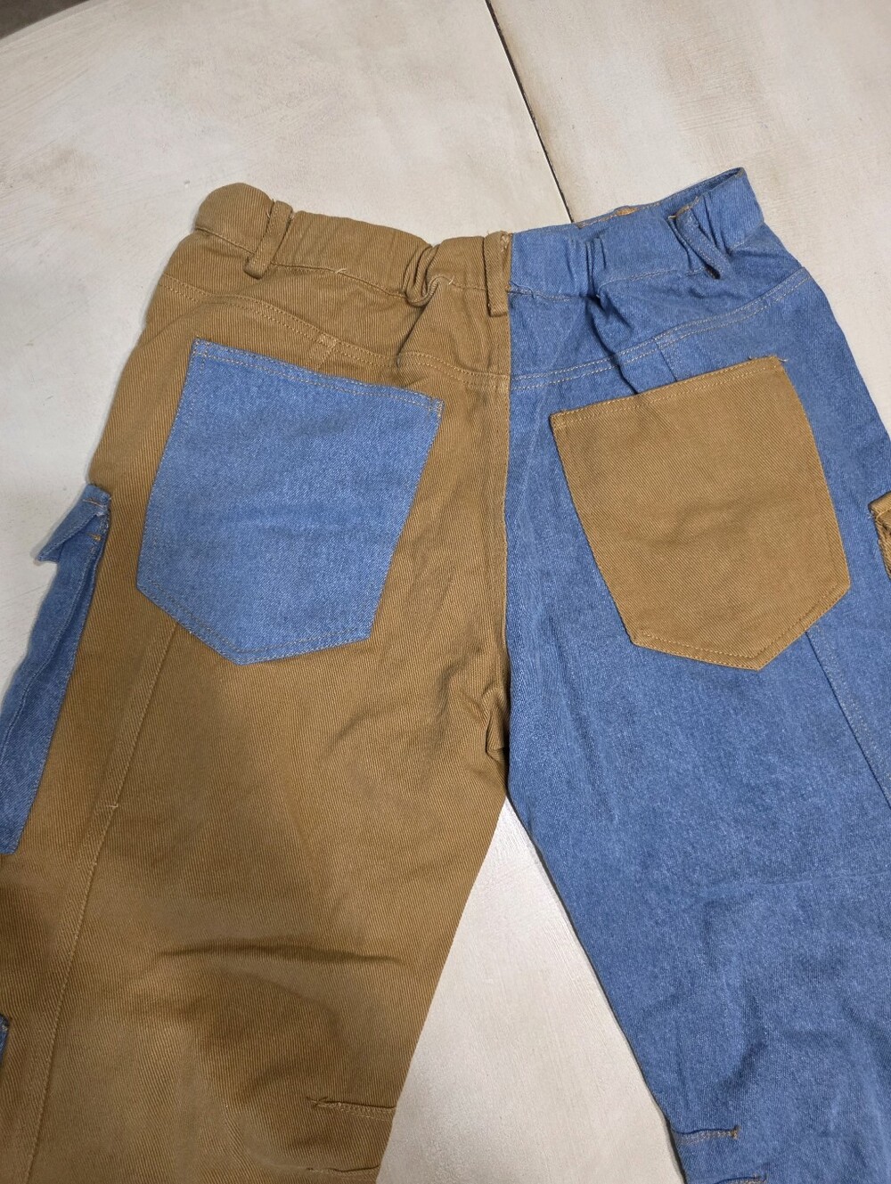 Ms. Bling Miami | Colorblock Utility Cargo Pants. Size S. - Picture 15 of 16